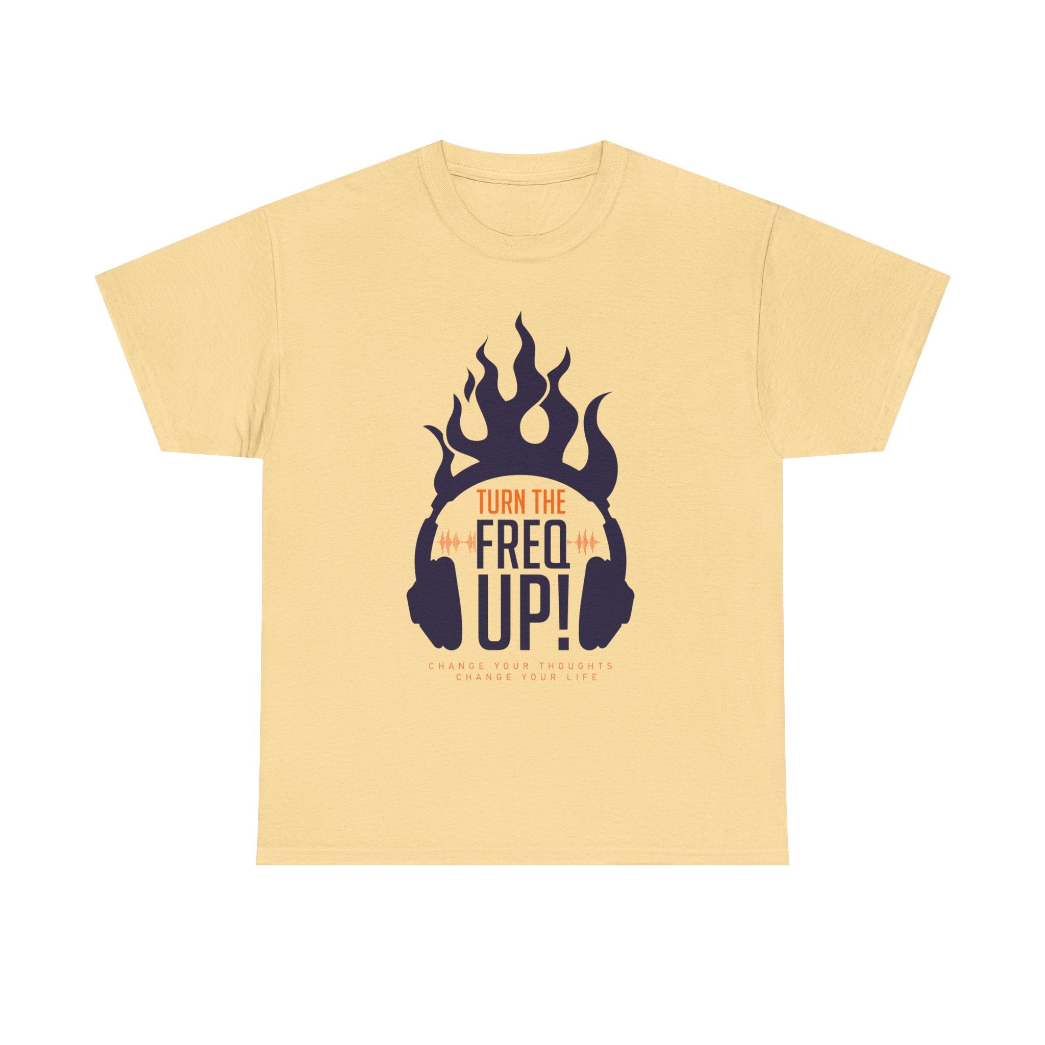 Turn The Freq Up, Unisex Heavy Cotton Tee