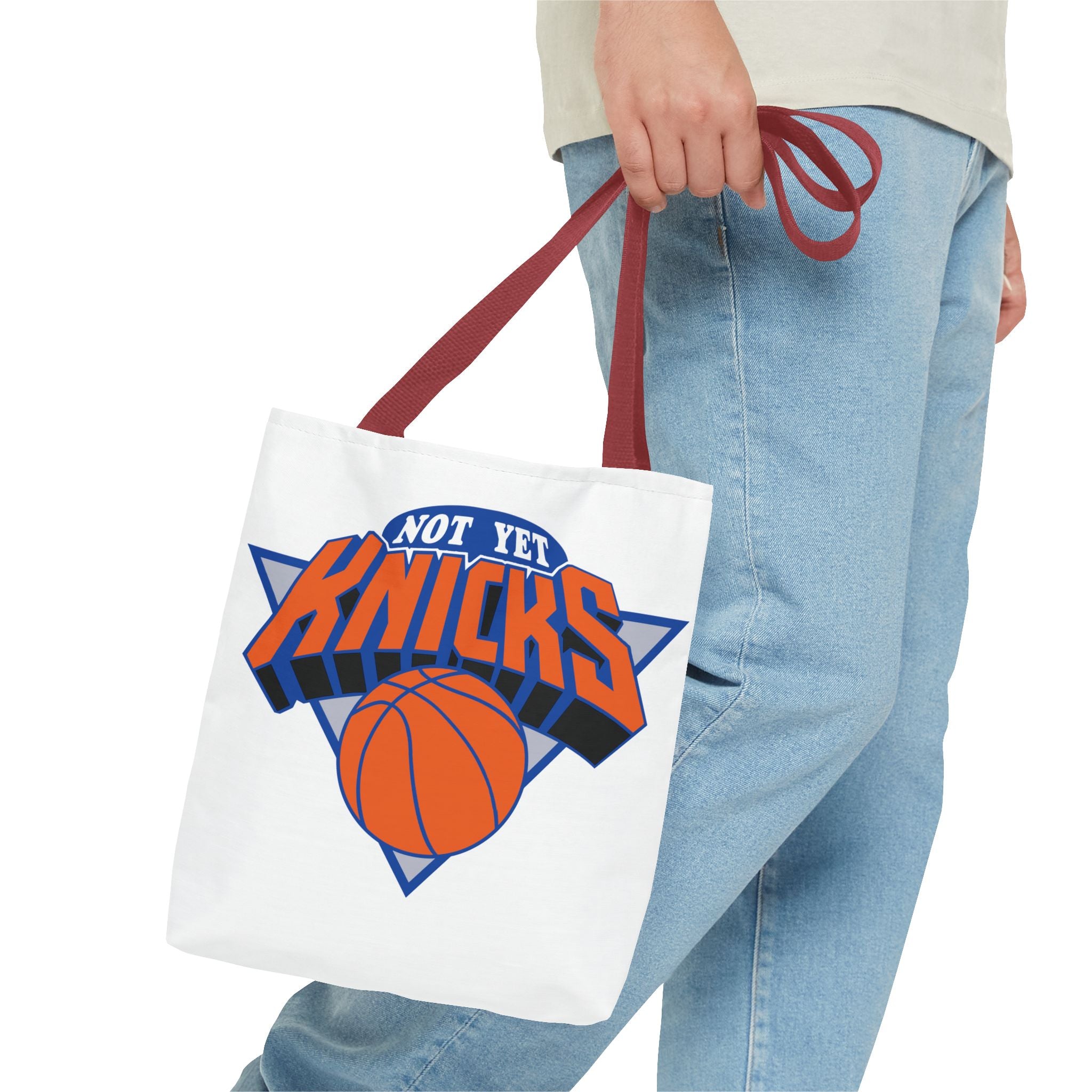 Not Yet Knicks Basketball Tote Bag - Perfect for Game Days, Sports Fans, Are You Ready?, Gifts for Him, Basketball Lovers, Team Spirit