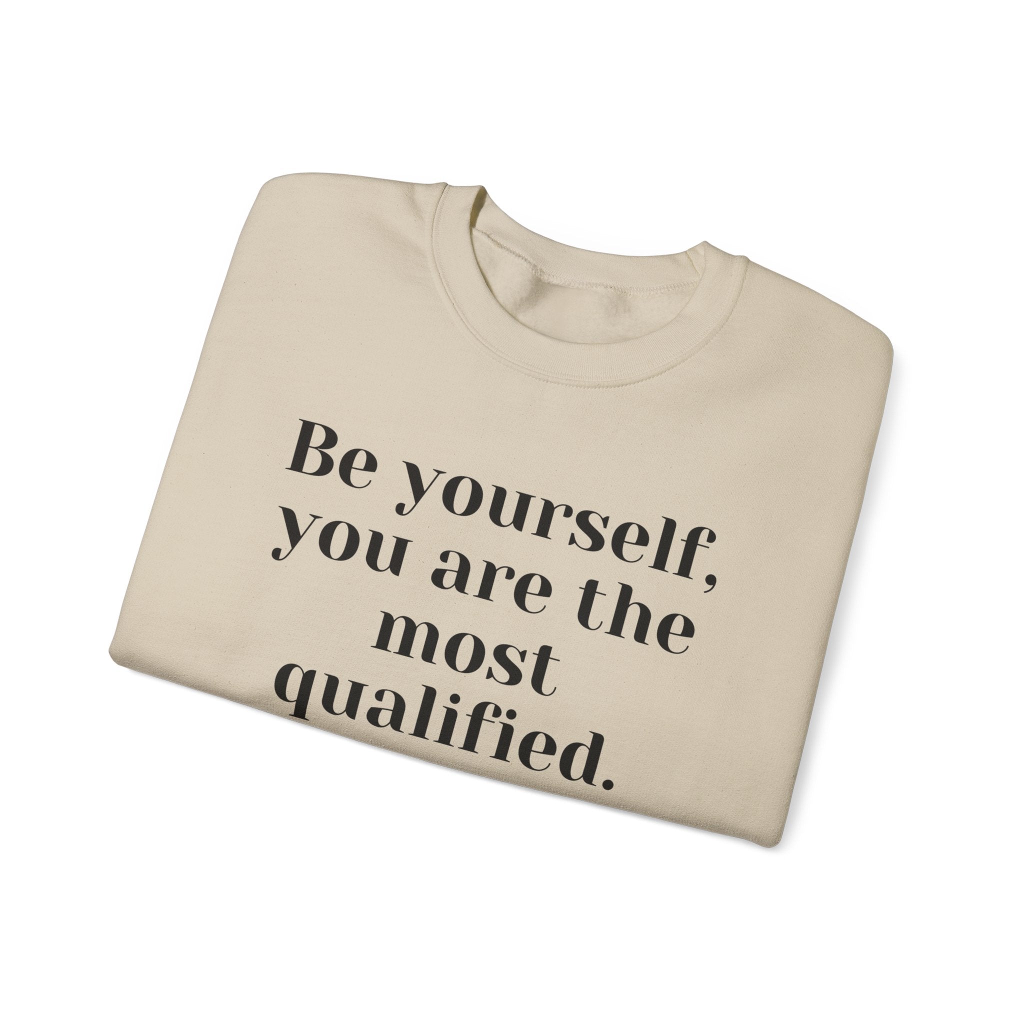 Be Yourself,…, light colored shirt, Unisex Heavy Blend™ Crewneck Sweatshirt
