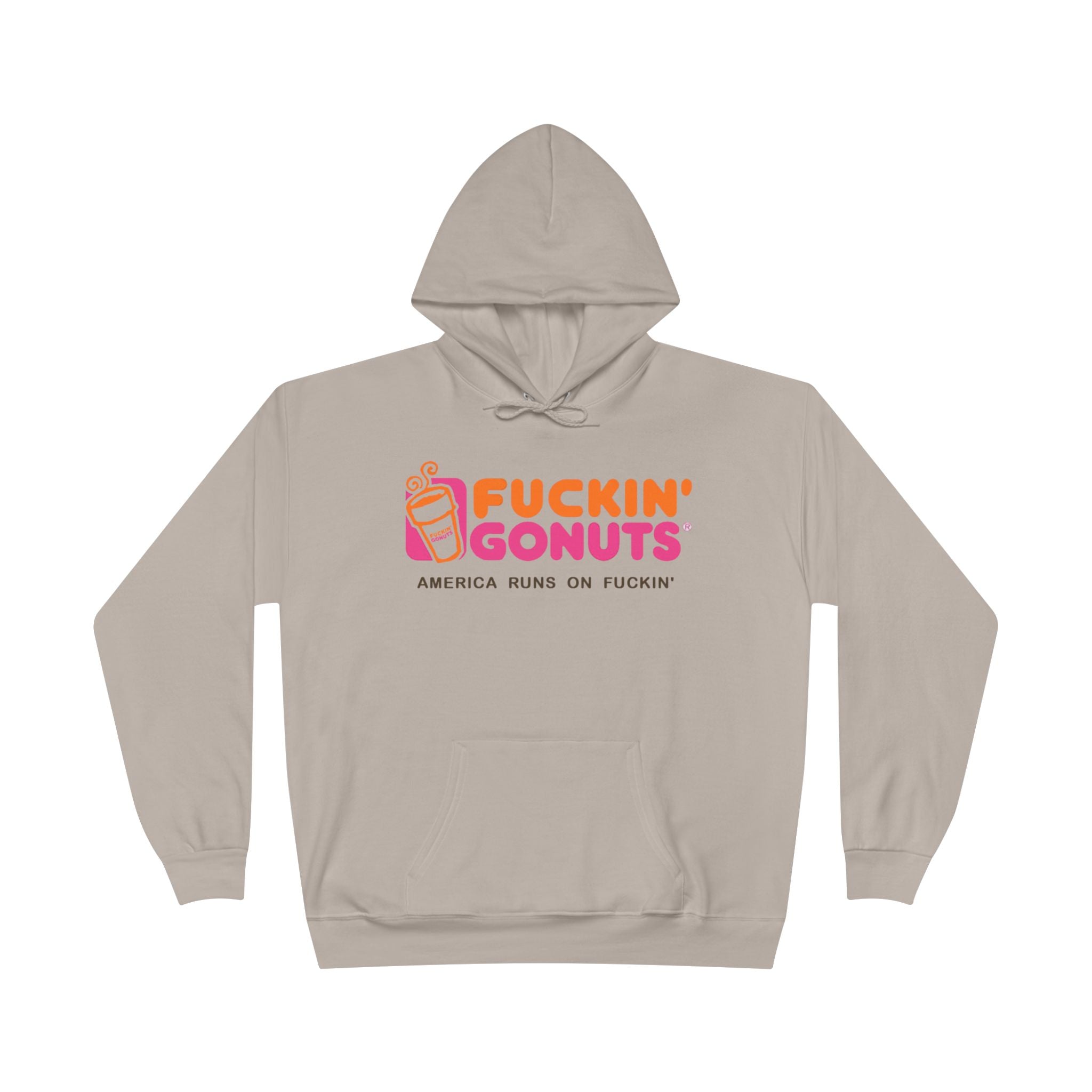 Fuckin’ Gonuts, Unisex EcoSmart® Pullover Hoodie Sweatshirt