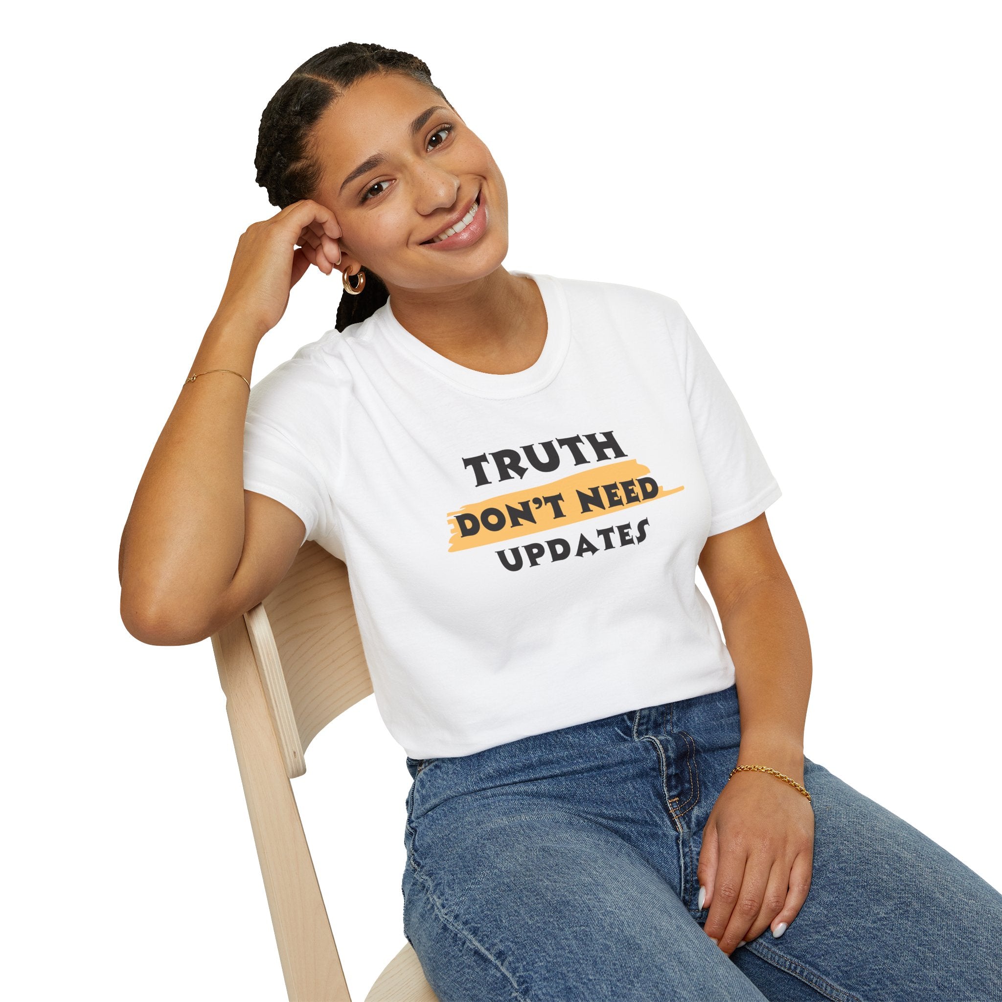 Truth Don’t Need Updates, Unisex Softstyle T-Shirt