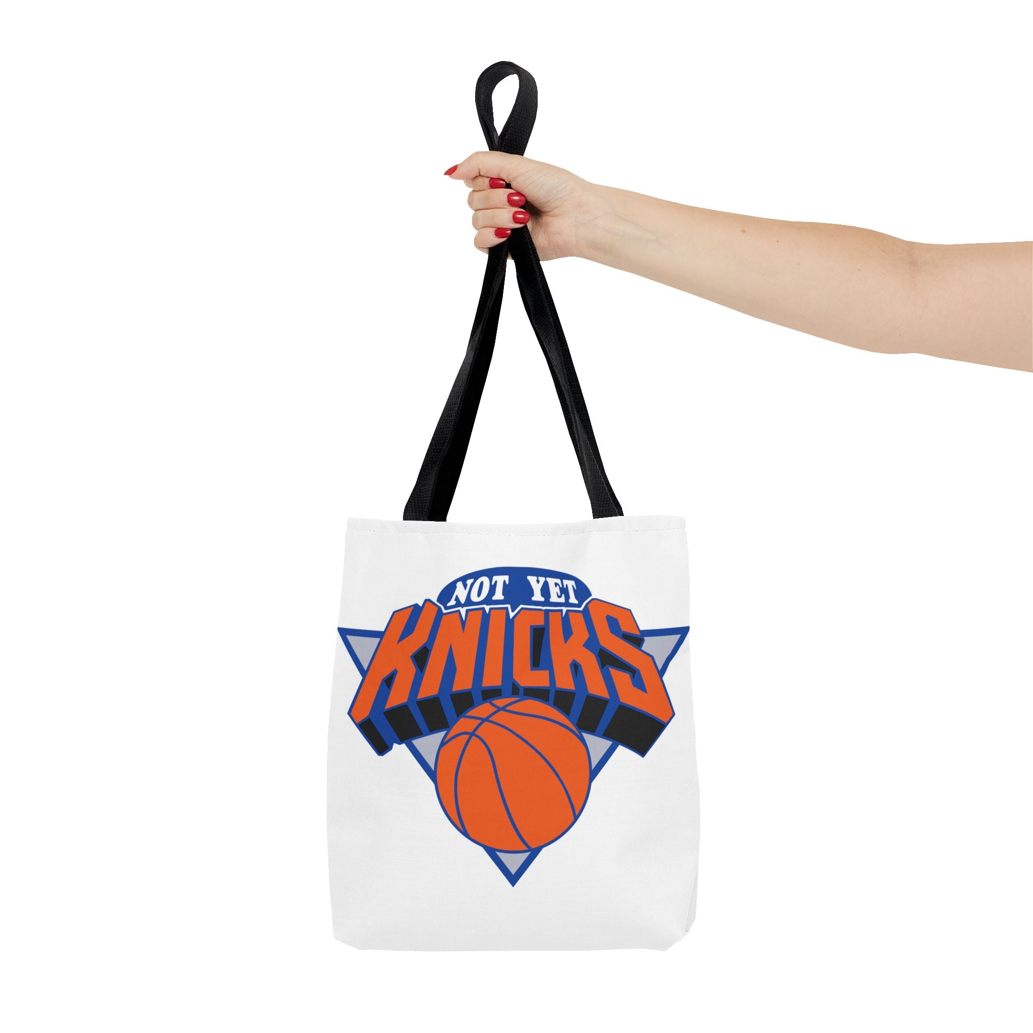 Not Yet Knicks Basketball Tote Bag - Perfect for Game Days, Sports Fans, Are You Ready?, Gifts for Him, Basketball Lovers, Team Spirit