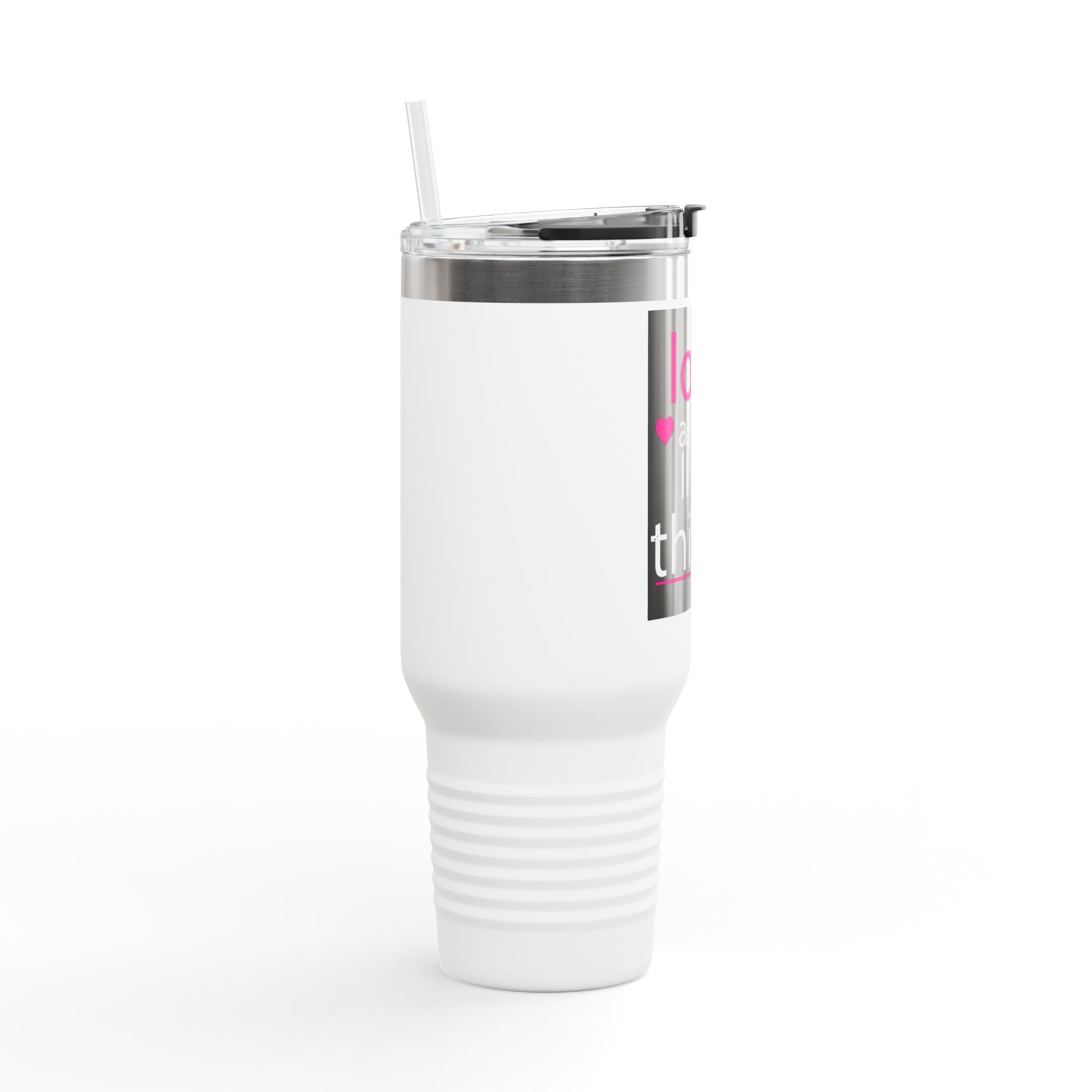 Love All The Little Things, Insulated Travel Mug, 40oz