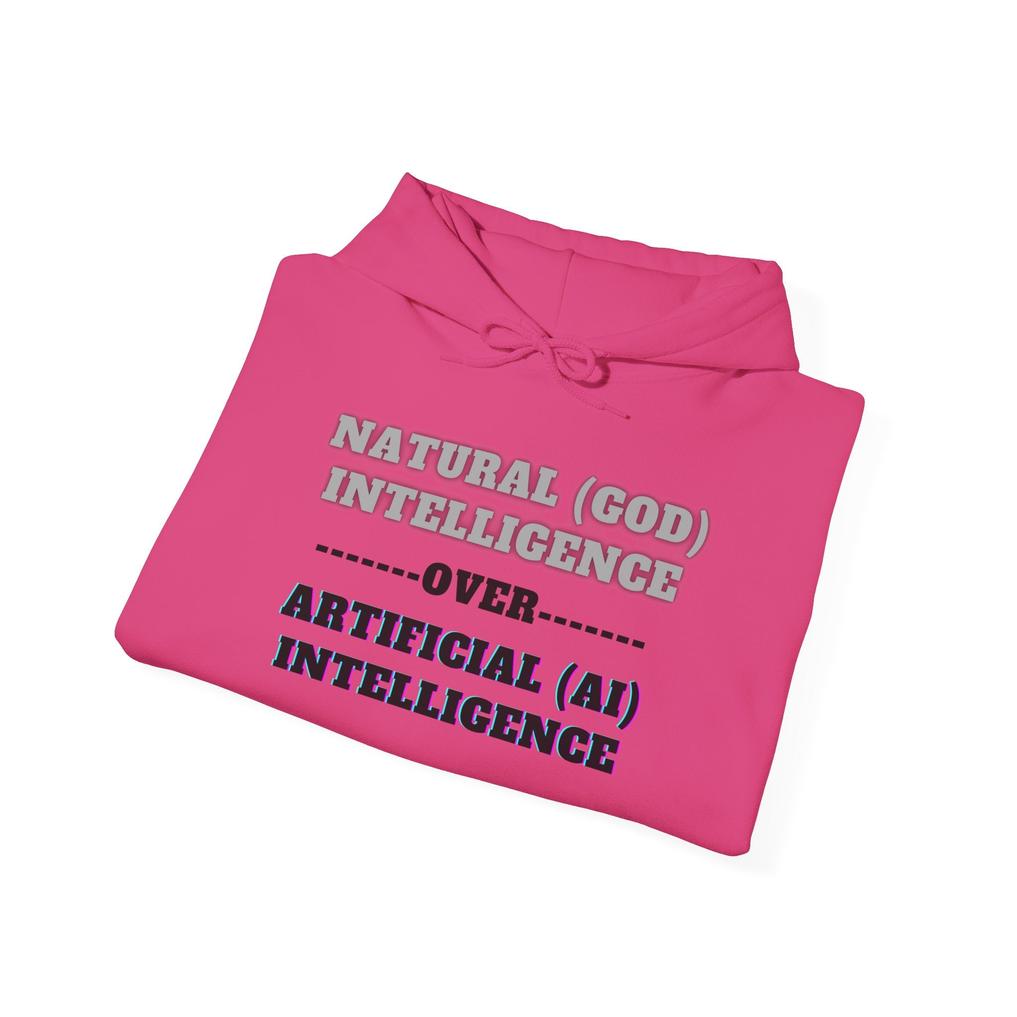 God Over Ai, Unisex Heavy Blend™ Hooded Sweatshirt