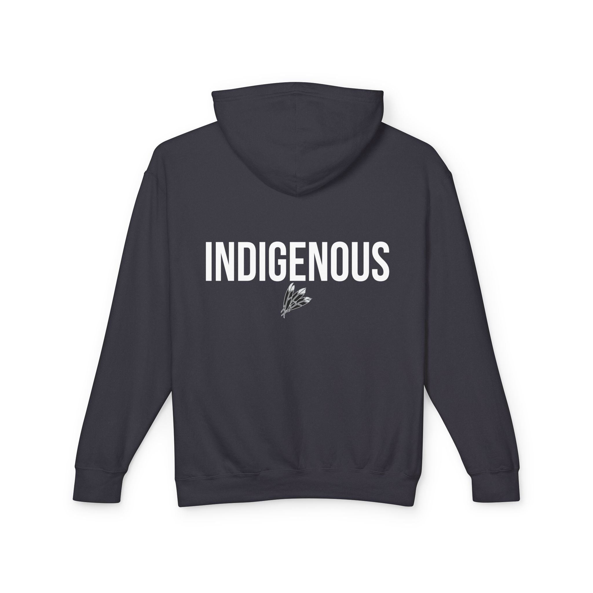 Unisex Indigenous Lightweight Hooded Sweatshirt - Embrace Cultural Heritage