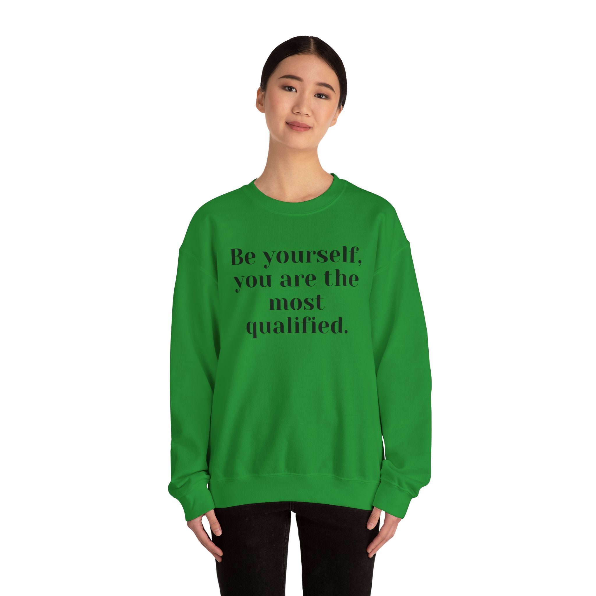 Be Yourself,…, light colored shirt, Unisex Heavy Blend™ Crewneck Sweatshirt