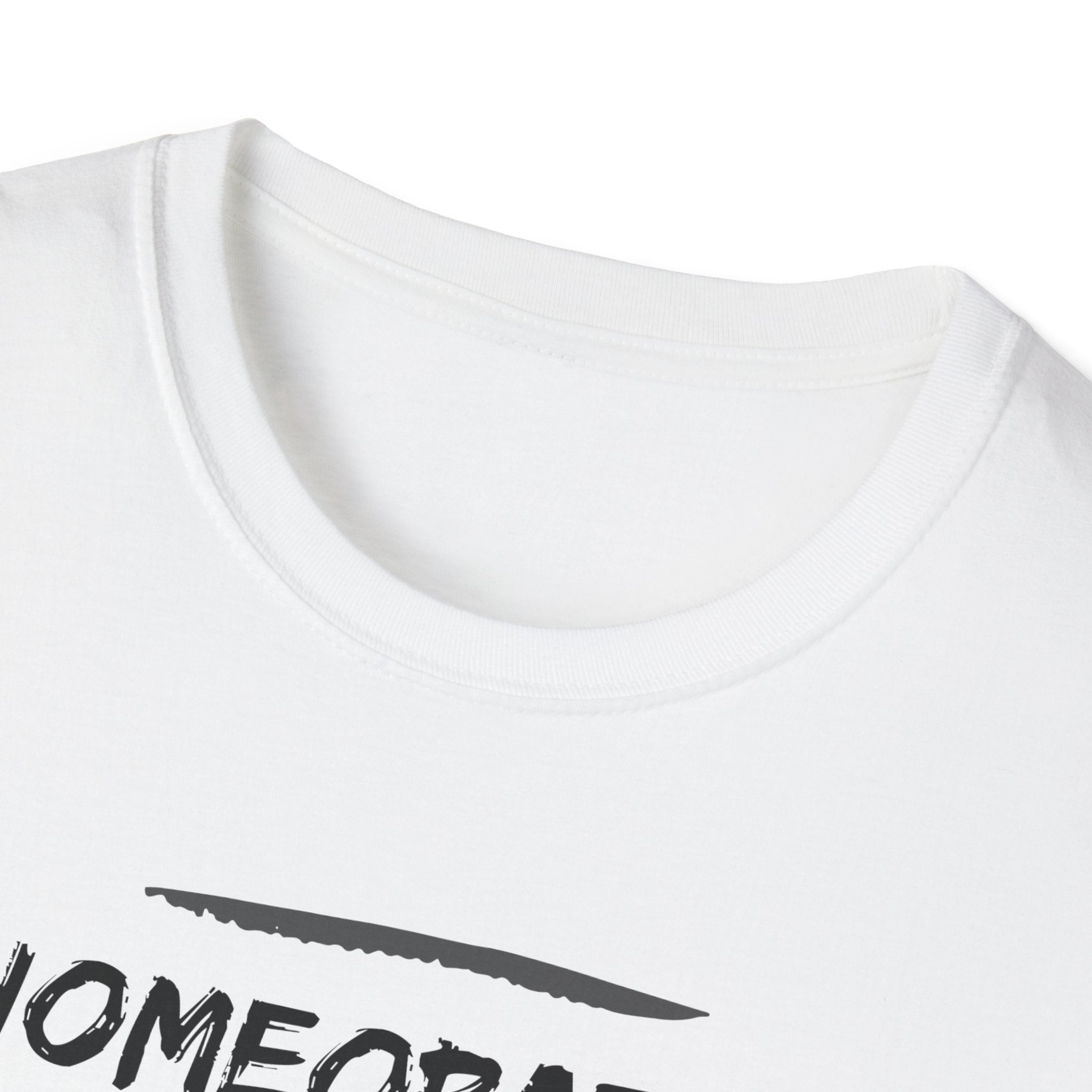 Homeopathy Over Allopathy, light colored shirt, Unisex Softstyle T-Shirt