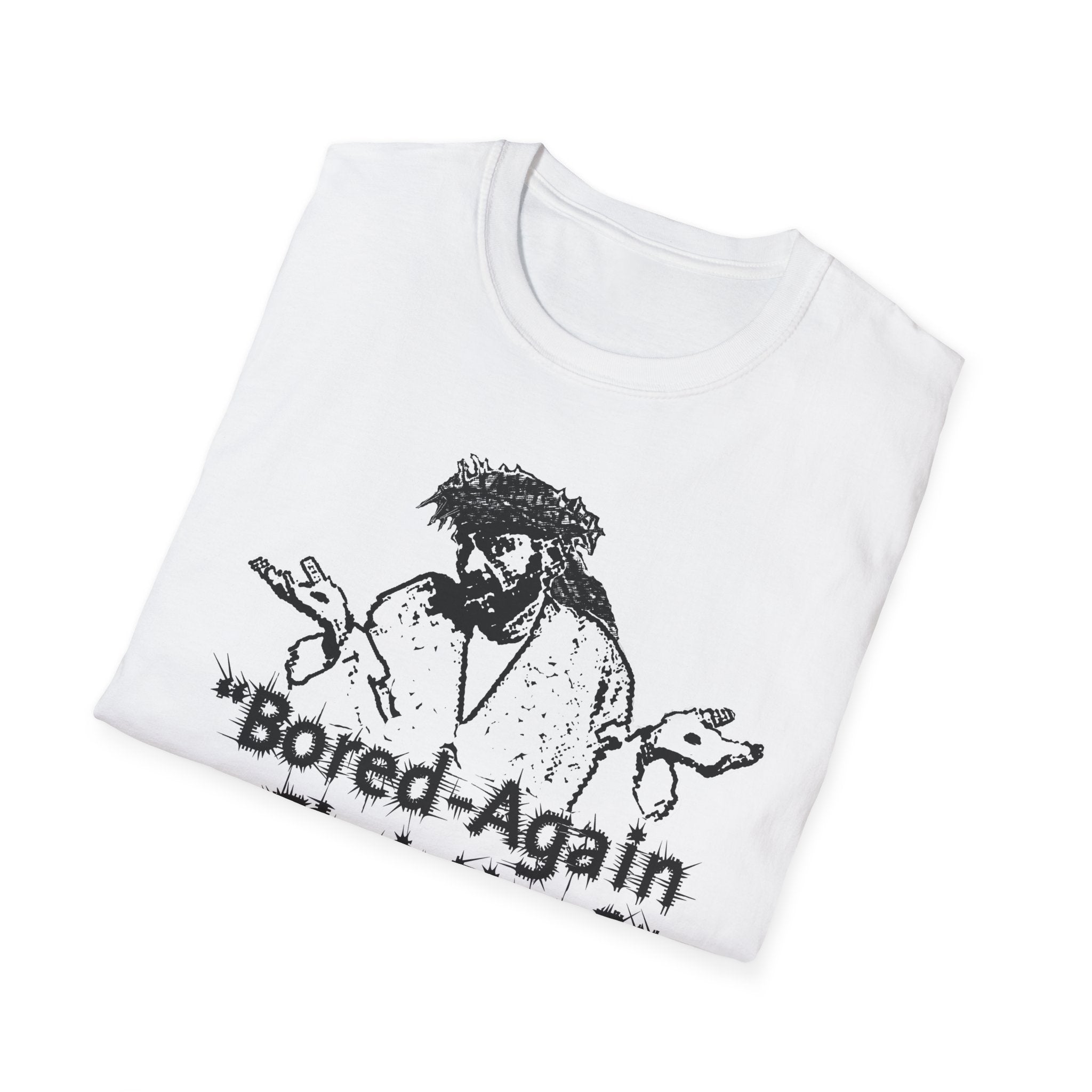 Bored Again Christian?, Unisex Softstyle T-Shirt