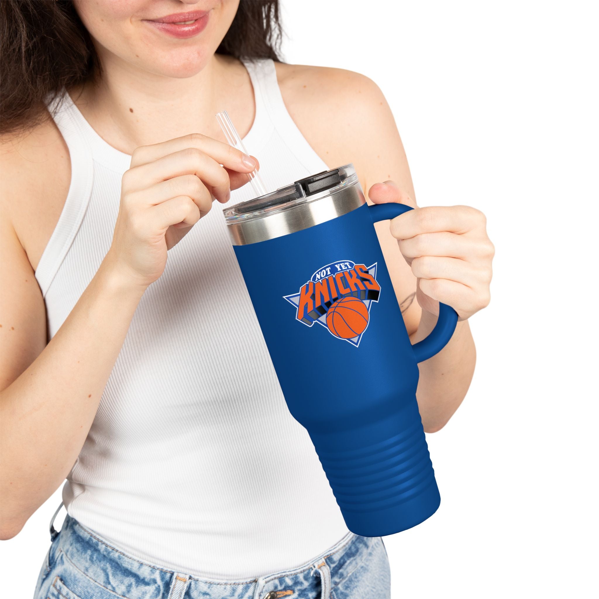 Basketball Insulated Travel Mug | Perfect for Fans, Sports Events, Everyday Use, Christmas, Birthday Gift, 40oz