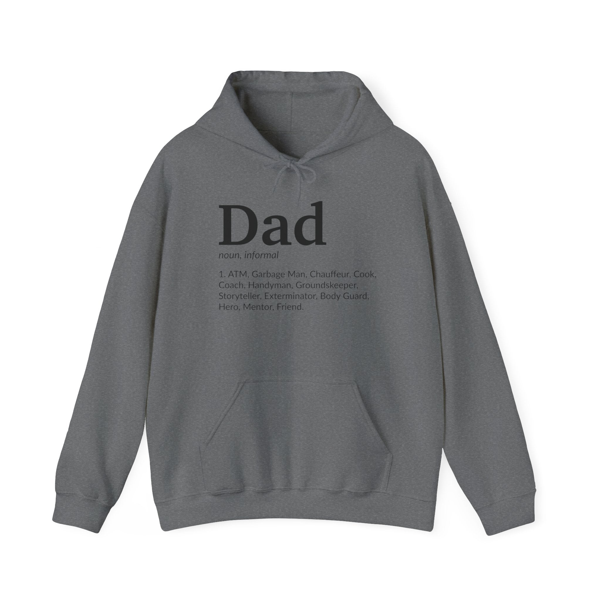 Dad Definition, light colored shirt, Unisex Heavy Blend™ Hooded Sweatshirt