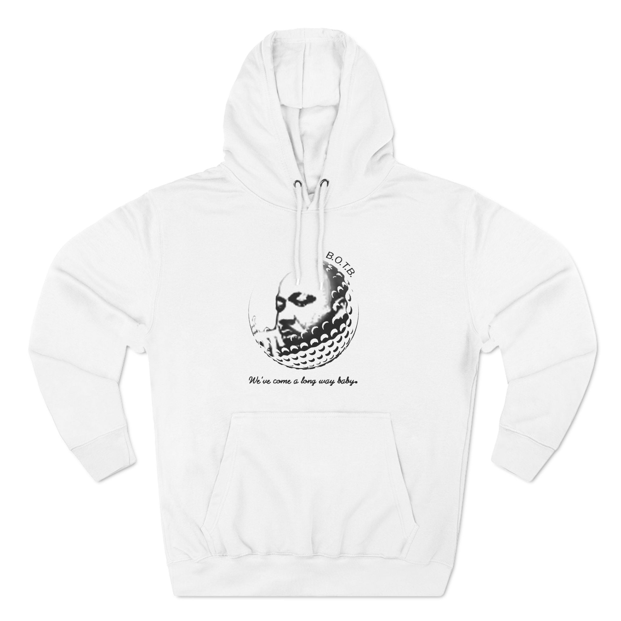 Three-Panel Fleece Hoodie